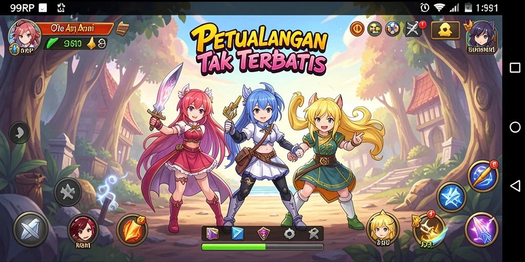 Gambar gameplay 99RP yang menarik dan penuh aksi.