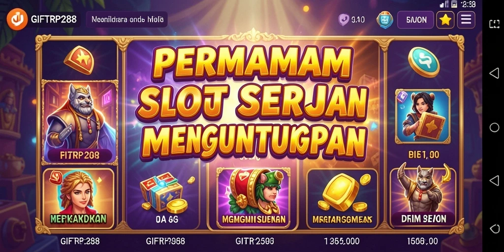 Tampilan menarik dari gameplay Slot di GIFTRP288.