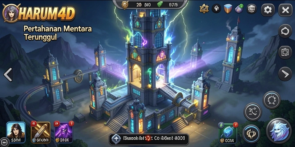 Gameplay seru Tower Defense yang mendebarkan.