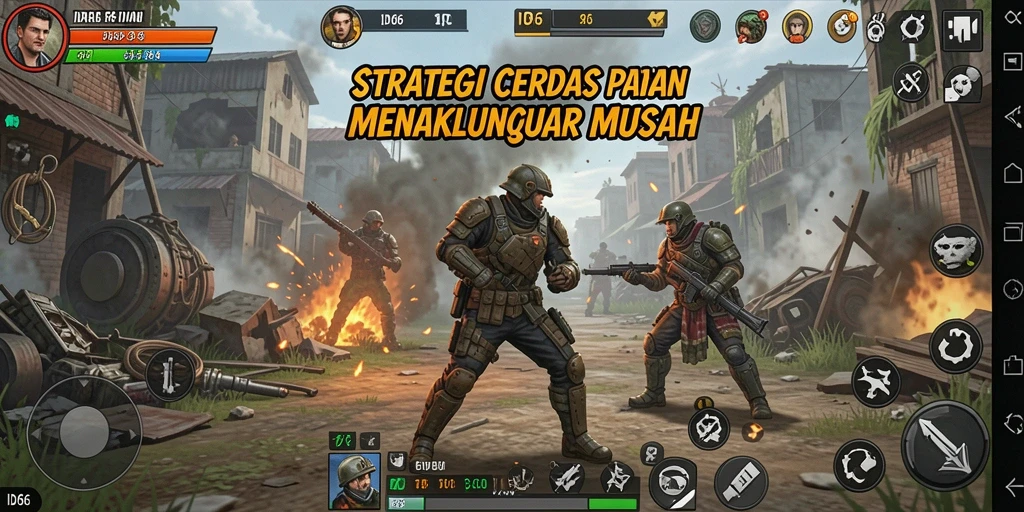 Tampilan gameplay seru dari ID66 dengan strategi mendalam.