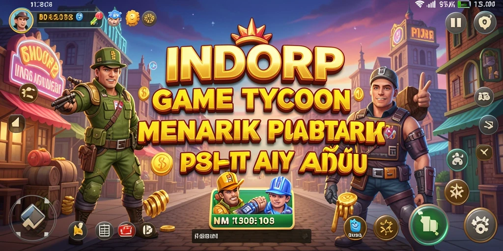 Tampilan gameplay seru di INDORP yang penuh strategi.
