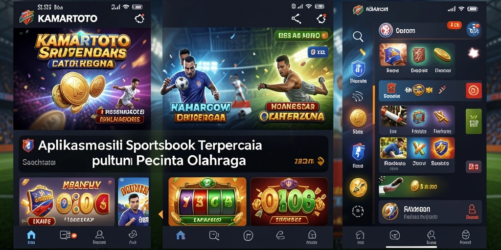 Tampilan antarmuka KAMARTOTO yang menarik untuk taruhan olahraga.