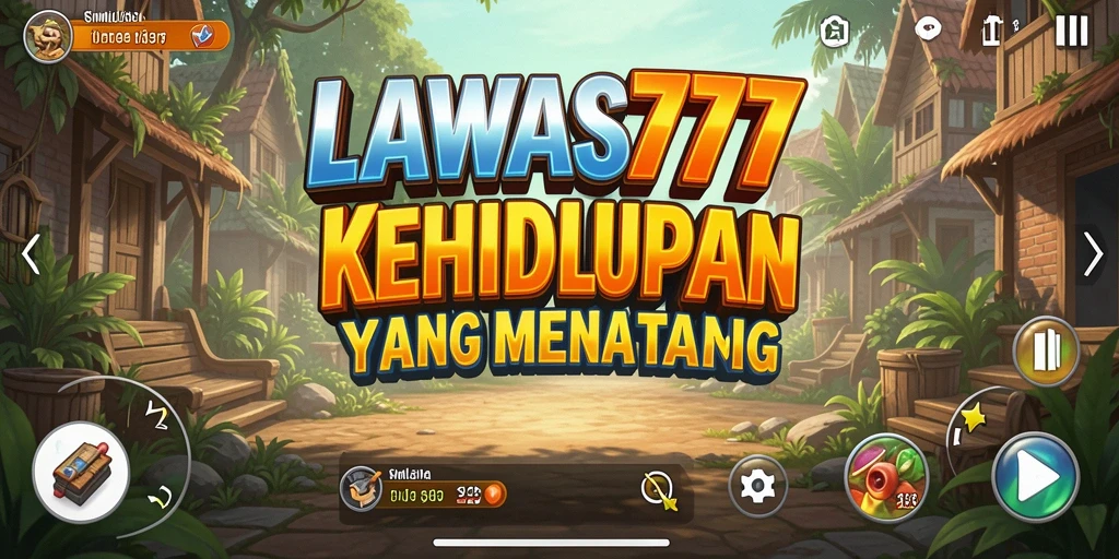 Tampilan gameplay menarik dalam LAWAS777 menunjukkan momen seru dan interaksi karakter.