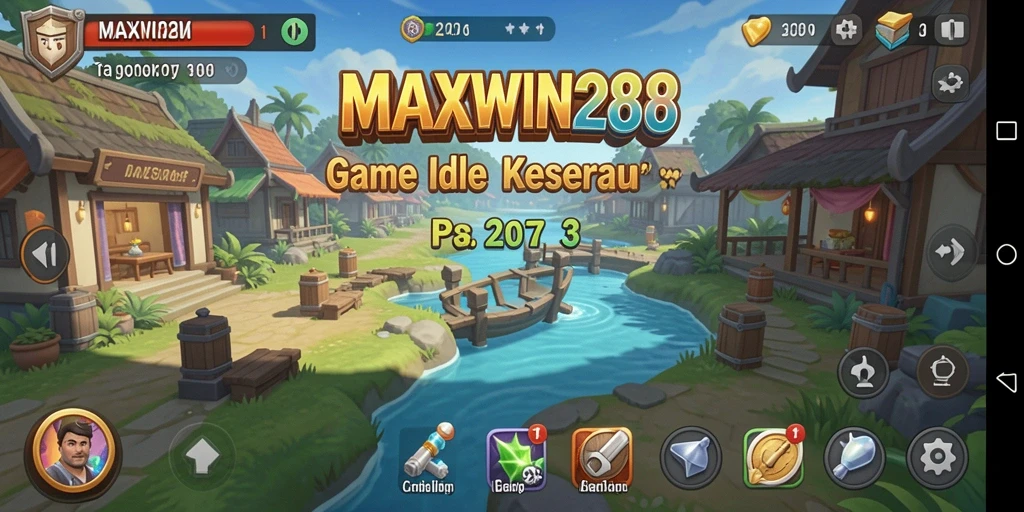 Tampilan gameplay menarik dan intuitif dari MAXWIN288.