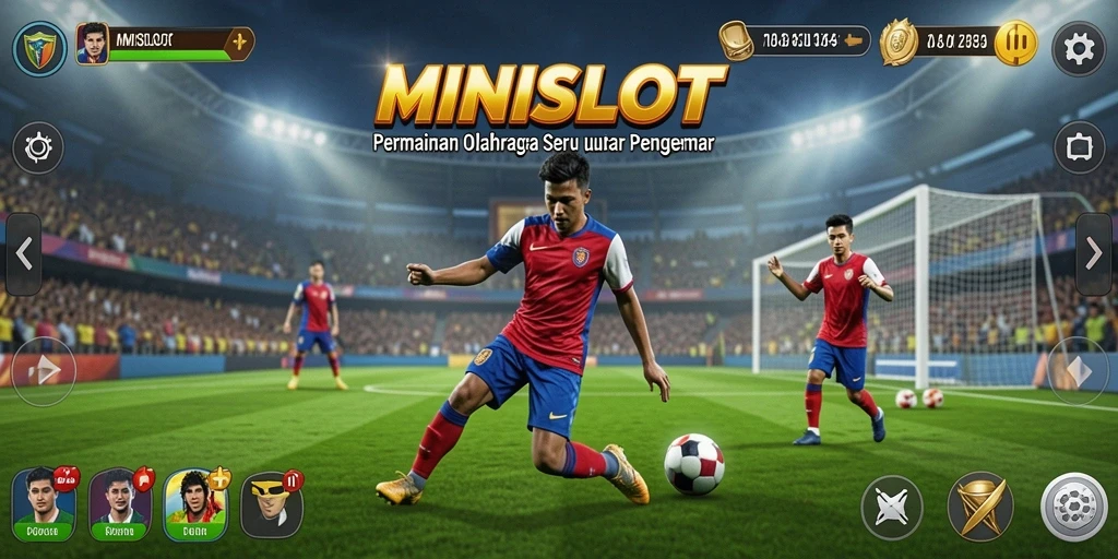 Tampilan gameplay <strong>MINISLOT</strong> yang seru dan menarik, penuh tantangan olahraga.