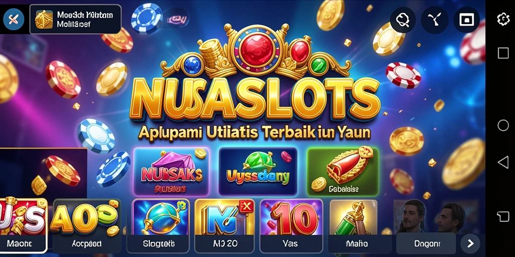 Tampilan intuitif dari NUSASLOTS yang menunjang gameplay Utility.