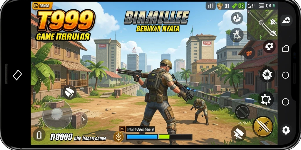 Tangkapan layar gameplay T9999 yang menunjukkan elemen simulasi yang mendalam.