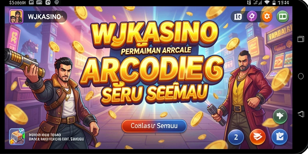 Tampilan utama gameplay seru WJKASINO dengan lingkungan kasino yang menakjubkan.